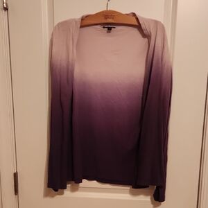 Purple Ombre Cardigan